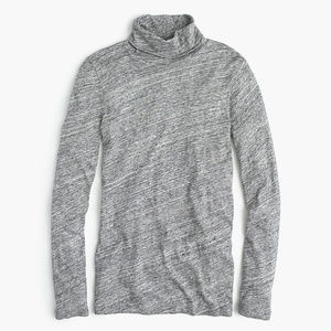 J Crew gray tissue turtleneck